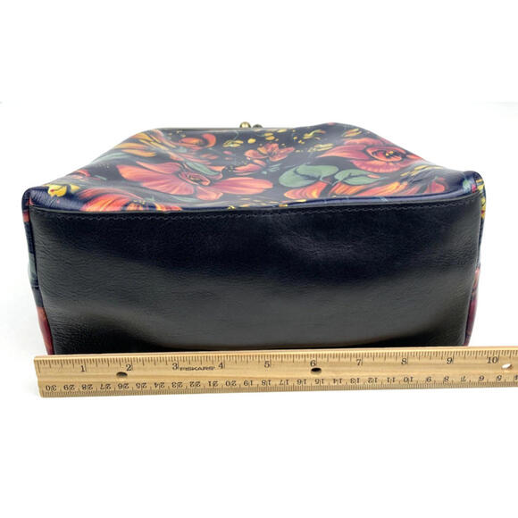 Patricia Nash Leather Tropical Escape Novella Purse Frame Handle NO CHAIN STRAP - Picture 13 of 15